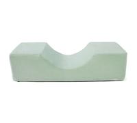 Coussin Extension de Cils Oreiller professionnel for cils, soutien du cou, greffage doux, mousse à mémoire de forme, Extension de cils, oreiller for Salon de maquillage(Light green Flannel)