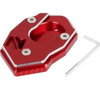 Coussin Extension Support Latéral Pied Alliage Aluminium Moto Rouge