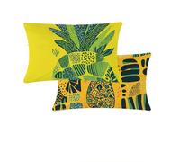 Coussin Exterieur Impermeable 50x60cm Jaune Coussins Salon de Jardin Housse Coussin Vert Sauge Velours Decoration Canapé Taie D'oreiller Avec Fermeture éclair Invisible Pour Exterieur Jardin T757