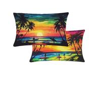Coussin Exterieur Impermeable 50x80cm Couleur Orange Coussins Salon de Jardin Housse Coussin Turquoise Velours Decoration Canapé Taie D'oreiller Pour Exterieur Jardin soggiorno Terrasse Decoratif T755