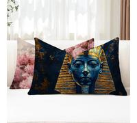 Coussin Exterieur Impermeable 50x90 Lot de 2 Housse Coussin Jaune Taie Oreiller pharaon Rectangulaire Protege Oreiller avec Fermeture éclair Coussins Canapé pour Salon de Jardin Exterieur G1-861