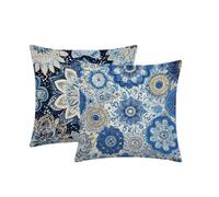 Coussin Exterieur Impermeable Coussin 50x50cm Lot de 2 Fleur nationalité-2
