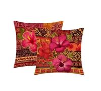 Coussin Exterieur Impermeable Coussin 50x50cm Lot de 2 Fleur nationalité