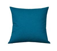 Coussin extérieur imperméable et déhoussable MINORQUE Bleu Paon 50x50 cm