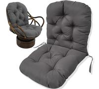 Coussin Exterieur Jardin,Fauteuil en Rotin Pivotant Coussin pour Fauteuil À Bascule Intérieur Rocker Coussin Pivotant Pad de Remplacement pour Fauteuil Durable Doux Coussin - Chaise Non Incluse