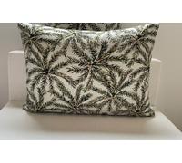 Coussin extérieur PALMIER | Tissu Elitis | COZIP Palmier rose / 40x40cm