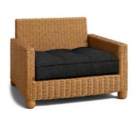 Coussin extérieur salon jardin Coussin de siège 50x50 cm - lounge pour meubles rotin fauteuil banc balcon terrasse - déperlant matelassé robuste épais moelleux confortable Graphite lin écologique
