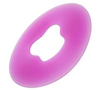 Coussin Facial en Silicone U pour Massage, Salon de Beauté, Pourpre | Résistance à Pression, Trou Central, Sensation Fraîche, Usage Spa et Parlor Beauté