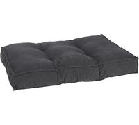 Coussin Fahra Rectangle Gris foncé avec Rebord 100x70x12cm