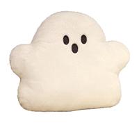 Coussin fantôme nuage blanc en peluche, cadeau d'Halloween pour enfants, taille S