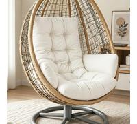 Coussin Fauteuil Suspendu 120x60CM, Coussin Oeuf Suspendu Exterieur | Coussin pour fauteuil Suspendu Imperméable, Coussin pour Suspendu Extérieur, Coussin Suspendu Pour Balançoires