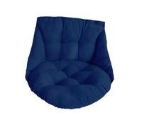 Coussin Fauteuil Suspendu Coussin de chaise hamac intérieur et extérieur Coussin de siège de panier suspendu de remplacement Coussin de siège de balançoire extérieur épais et doux for patio(Blue)