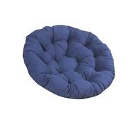 Coussin Fauteuil Suspendu Coussin de Chaise Rond de 20 Pouces, Coussin de Chaise épais en Forme d'œuf, Tapis de Chaise de Jardin Suspendu for Accessoire de Chambre à Coucher de Cour(Dark Blue)