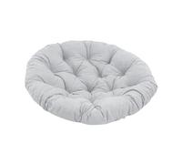 Coussin Fauteuil Suspendu Coussin de Chaise Rond de 20 Pouces, Coussin de Chaise épais en Forme d'œuf, Tapis de Chaise de Jardin Suspendu for Accessoire de Chambre à Coucher de Cour(Light Gray)