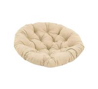 Coussin Fauteuil Suspendu Coussin de Chaise Rond de 20 Pouces, Coussin de Chaise épais en Forme d'œuf, Tapis de Chaise de Jardin Suspendu for Accessoire de Chambre à Coucher de Cour(Khaki)