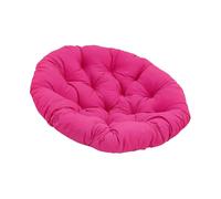 Coussin Fauteuil Suspendu Coussin de Chaise Rond de 20 Pouces, Coussin de Chaise épais en Forme d'œuf, Tapis de Chaise de Jardin Suspendu for Accessoire de Chambre à Coucher de Cour(Rose Red)