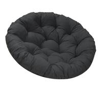 Coussin Fauteuil Suspendu, Suspendue Chaise Coussin, Coussin Fauteuil Jardin Rond Lavable, pour Intérieur et Extérieur, Noir