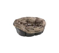 Coussin Ferplast pour chien et chats COUSSIN SOFA' 12 Coussin de rechange rembourré, coton doux lavable, réglable avec cordon élastique, 114 x 83 x h