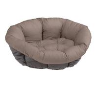 Ferplast Coussin pour Panier ChienSOFA' 8 en Coton, Coussin Rembourré pour Lit Chien, Remplacement pour Corbeille Plastique, Lavable, 85 x 62 x h 28,5 cm, Taupe