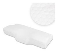 Fishtec - Coussin Mémoire De Forme Confort - Ergonomique Anti Douleurs Cervicales Et Dorsales Housse Respirante Lavable Dimensions 60x34x11,5 Cm - Soutien Nuque Dos Sommeil Réparateur