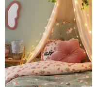 Atmosphera Coussin déco enfant Amelia en forme de fleur 38 cm rose