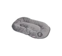 coussin flocon 107cm collection patchy gris/noir