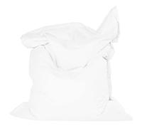 Coussin flottant rectangulaire imperméable pour chaise longue de piscine, canapé, chaise longue, sans remplissage nécessaire, blanc, 140 x 180 cm