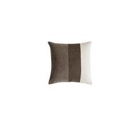 Coussin FORMARKIVET Big Logo 55x55 Beige pâle/Brun Terre D'ombre