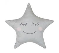 Coussin Déco Enfant "Etoile" 37x44cm Gris