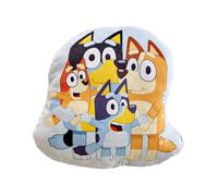 Coussin forme imprimé 100% Polyester - BLUEY FAMILY - Bleu - 40x38cm