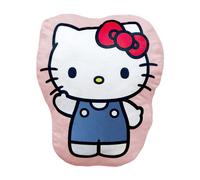 Coussin forme imprimé 100% Polyester - HELLO KITTY CHOU - Rose - 35x30cm