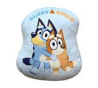 OMYDREAM Coussin Bluey Câlin Velboa Doux 35x30 cm