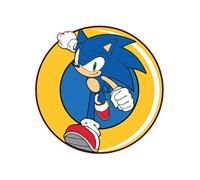 Coussin Forme Sonic Pièce de Monnaie