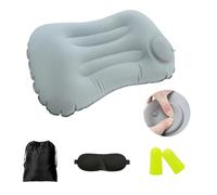 Coussin gonflable de camping de compression, oreiller gonflable ultra léger, coussin de soutien de cou lombaire ultra-léger pour le camping, la randonnée, la plage, la pêche