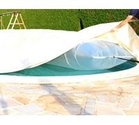 Coussin Gonflable d'hivernage Piscine Flot'Up ECO - LG 8m, Diamètre 1m - pour bâche Couverture de Piscine LG 9m - POOLCO