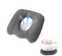Coussin gonflable en forme de beignet,coussin siège orthopédique,soulagement du coccyx,idéal pour le coccyx,les douleurs post-chirurgicales,prostate,sciatique,pour la maison,bureau,voiture (gris)