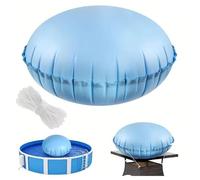Coussin Gonflable pour Piscine d'hiver, 120 x 120 cm, pour la Plupart des Types de piscines Bleu