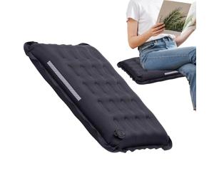 Coussin gonflable pour voyage en avion avec bande réfléchissante | Coussin de voyage pour les longs vols, le camping, la randonnée, l'escalade, la pêche, le pique-nique