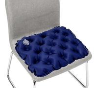 Coussin Gonflable pour Voyage en Avion - Matelas d'assise gonflable étanche confortable et portable - Rehausseur de siège d'avion,Bureau, fauteuil roulant, tribune, camping, gaming, maison, randonnée,