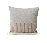 Coussin gris de motifs Aymara 52x52cm WxHxD 52x52x10cm