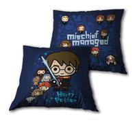 Coussin - Harry Potter - Mischief Managed - 35x35cm - Bleu - Synthétique