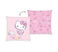 Herding – Coussin Hello Kitty – 40 x 40 cm – Rembourré – Rose