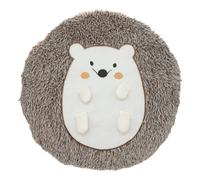 - Coussin Déco Enfant Hérisson 30cm Marron