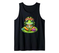 Coussin Hippie Grenouille sur lys paisible Débardeur