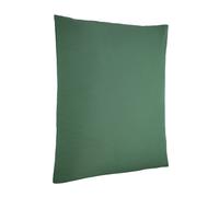 Coussin ILES en polyester et coton vert 500x500mm