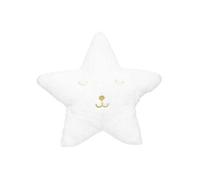 - Coussin Imitation Fourrure "Etoile" 39x39cm Blanc