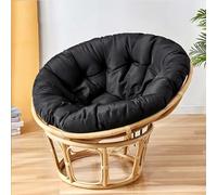 Coussin imperméable - Coussin rond pour balancelle pour intérieur et extérieur, 140 x 140 cm, assise confortable pour balcon, jardin, terrasse et décoration d'intérieur.