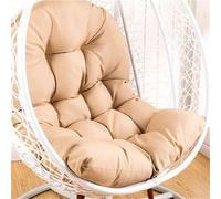 Coussin ImperméAble et éPais pour Fauteuil Suspendu en Forme D'œUf, Coussin D'Assise Durable pour Fauteuil Suspendu en Rotin et Osier, pour L'IntéRieur et L'ExtéRieur(B)