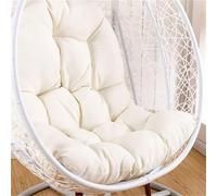 Coussin ImperméAble et éPais pour Fauteuil Suspendu en Forme D'œUf, Coussin D'Assise Durable pour Fauteuil Suspendu en Rotin et Osier, pour L'IntéRieur et L'ExtéRieur(O)