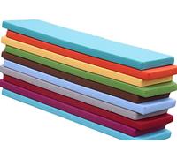 Coussin imperméable pour banc de jardin, 2/3/4 places, banc de cuisine, salle à manger, balancelle (gris foncé, 180 x 35 x 5 cm)